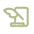 Scroll with quill pen icon